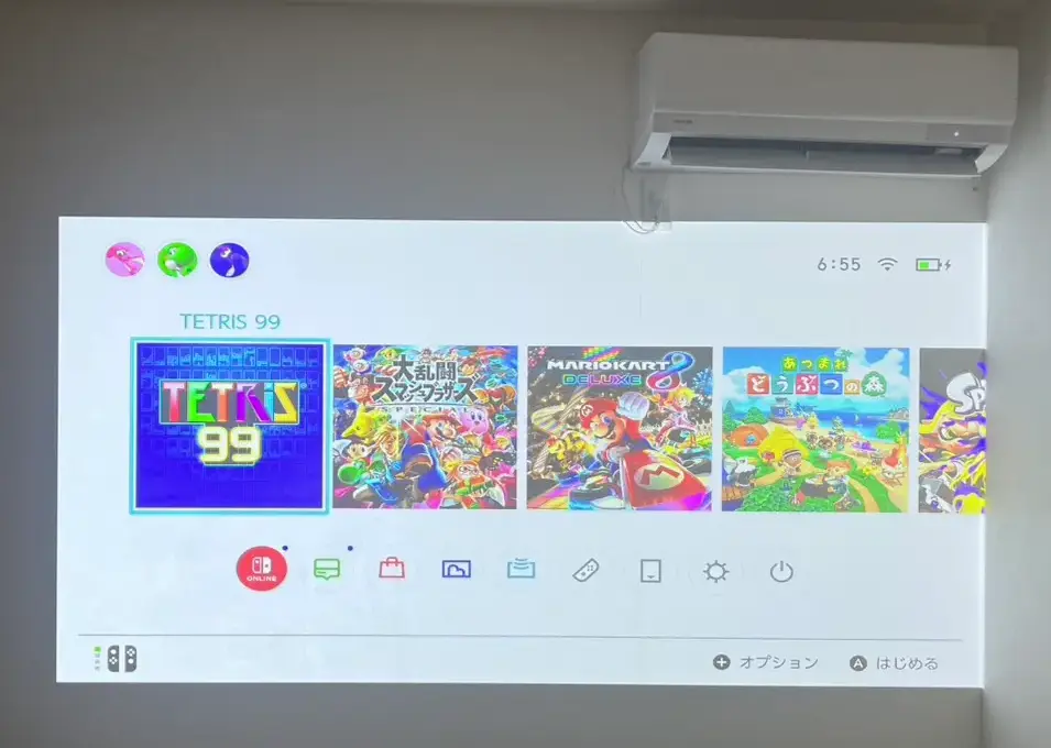 Anker Nebula Cosmos 4K SEでゲームをする