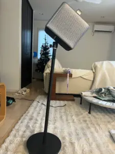 天井投影したときのプロジェクタースタンド　